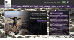 Desktop Screenshot of geosociety.org